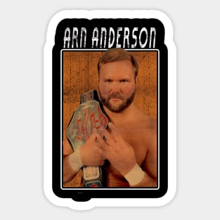 Vintage Wwe Arn Anderson Sticker